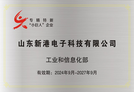 喜讯！w66利来国际电子入选第六批专精特新“小巨人”企业称号